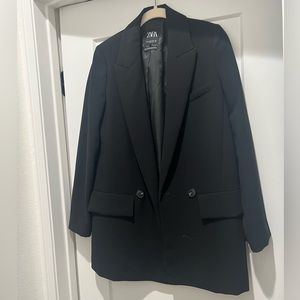 Zara Long Flowy Blazer